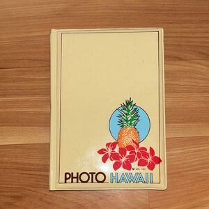 Vintage Photo Album with Pineapple Design